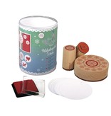 Stempel / Stamp: Holz / Wood EDIÇÃO ESPECIAL: mini-selo de madeira "Winter Wonderland"