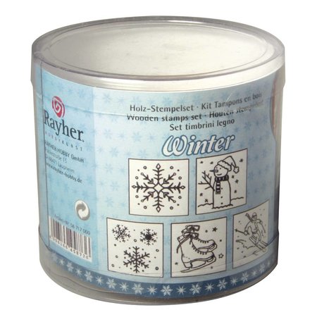 Stempel / Stamp: Holz / Wood SONDEREDITION:Mini Holz Stempelset "Winter Wonderland"