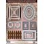 Embellishments / Verzierungen Die cut sheets Picture Frames, with silver, 17 parts