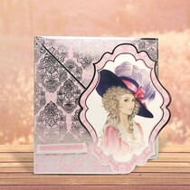 Deluxe Bastelset med A4 udstansede buer, mange flotte billeder og Luxury Designer pap "My Fair Lady"