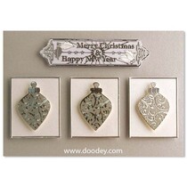 Ziersticker, gaufré boule de Noël