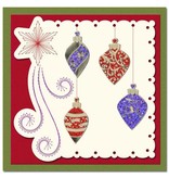 Sticker Ziersticker, en relieve bola de Navidad