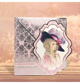 Exlusiv Deluxe Bastelset with punched, great pictures and Luxury Designer cardboard "My Fair Lady" Set No.1