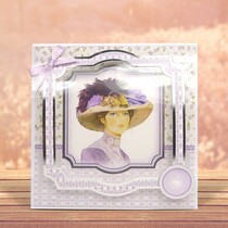 Deluxe Bastelset met geperforeerd, prachtige foto's en luxe Designer karton "My Fair Lady" Set No.3