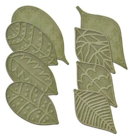 Spellbinders und Rayher Skæring og prægning stencils, 8 forskellige ark med prægning