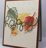 Spellbinders und Rayher Coupe et de gaufrage pochoirs, 8 feuilles différentes avec gaufrage