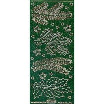 Glitter Ziersticker, Weihnachten