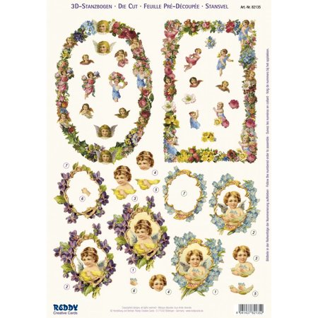 BILDER / PICTURES: Studio Light, Staf Wesenbeek, Willem Haenraets 3D Die Cut sheet: "Angel", 4 ontwerpen