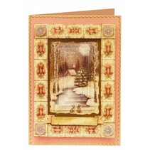 2 Deluxe Stanzbogen: 3D-Stanzbogenset "Weihnachtslandschaften"