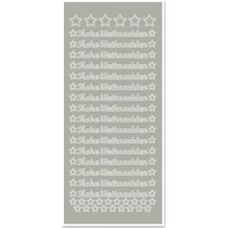 Sticker, deutsche Text: Frohe Weihnachten