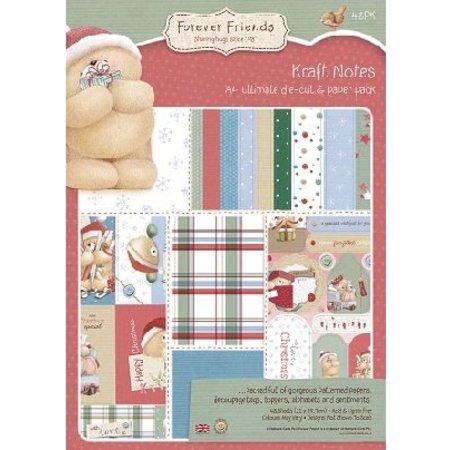 Forever Friends A4 Designerblock, Christmas Collection