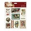 Sticker Selvklæbende etiketter, victorianske jul