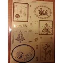 A4 vellen, elegant Kerst foto