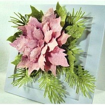 Kutte og prege sjablonger, Bigz, Poinsettia