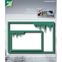 Cutting and embossing stencils Winter frame