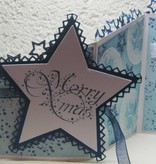 Marianne Design Kutte og prege sjablonger, border med stjerne