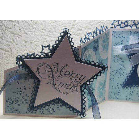 Marianne Design Corte e de estampagem estênceis, fronteira com a estrela