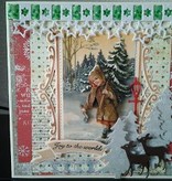 Marianne Design Kutte og prege sjablonger, border med stjerne