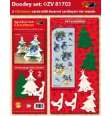 Exlusiv Exclusivos Bastelset para 2 Natal cartões de suporte de cartão +