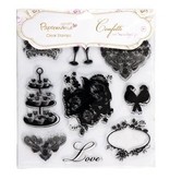 Stempel / Stamp: Transparent 20x20cm, timbres clairs - Confetti van stephanie Dyment (1piece) Ikonen.eimkino