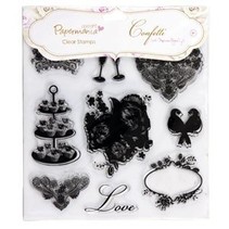 20x20cm, Clear selos - Confetti van Stephanie Dyment (1piece) ícones.