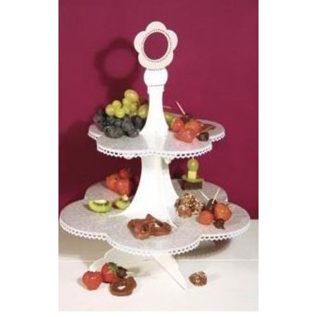 Objekten zum Dekorieren / objects for decorating Etagere MDF, 45 cm, 4 - conjunto peça, abaixo, acima ø35cm ø25cm