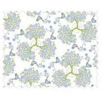 Tecido de algodão: floresta encantada, 50x65cm, 1 peça, céu azul