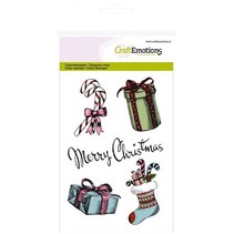 Transparent stamps, A6, Christmas motifs