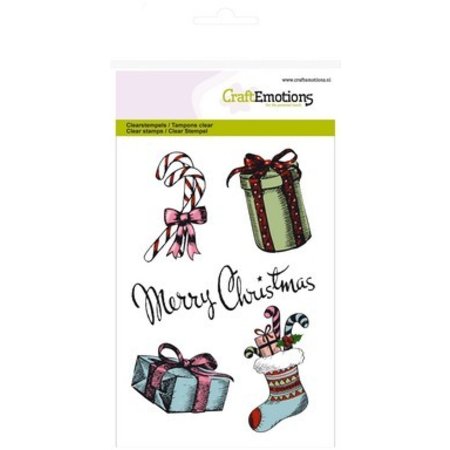 Crealies und CraftEmotions Transparent stamps, A6, Christmas motifs