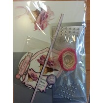 Deluxe Bastelset med udstansede, flotte billeder og Luxury Designer pap "My Fair Lady" Set No.2