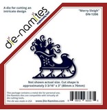 Die-namics Cutting and embossing stencils Christmas sleigh with gifts