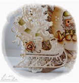 Die-namics Cutting and embossing stencils Christmas sleigh with gifts