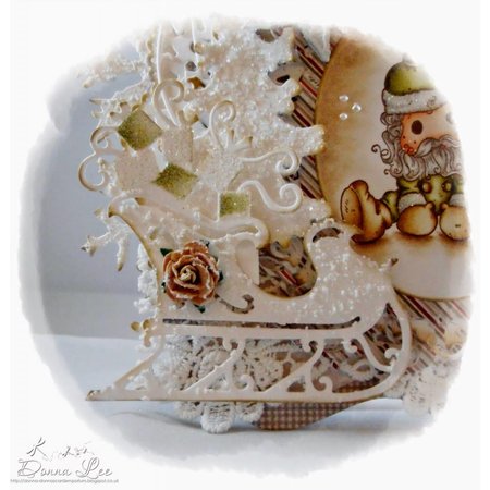 Die-namics Cutting and embossing stencils Christmas sleigh with gifts
