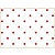 Tante Ema Bomuld stof: heldige punkter, 50x65cm Classic Red,