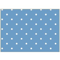Tessuto di cotone: Glücksbringer 50x65cm, 100% cotone, cielo blu