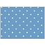 Tante Ema Cotton fabric: lucky charm, 50x65cm, 100% cotton, sky blue