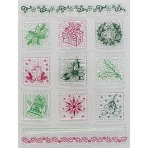 Transparent stamps, Christmas motifs