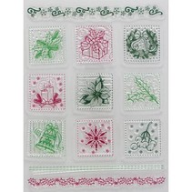 Transparent Stempel, Weihnachtsmotive