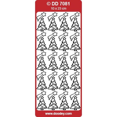 Sticker Sticker, kerstbomen en sterren