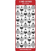Sticker, kerstbal
