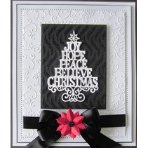 Cutting and embossing stencils Christmas