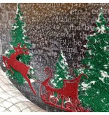 Couture Creations Cutting and embossing stencils, reindeer with sleigh
