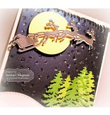Taylored Expressions Cutting and embossing stencils, sleigh with reindeer 3