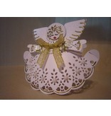 Marianne Design Goffratura e Schneideshablone, modello craftabili "Angel con la bandiera" CR1233