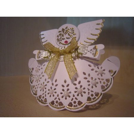 Marianne Design Goffratura e Schneideshablone, modello craftabili "Angel con la bandiera" CR1233