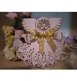 Marianne Design Goffratura e Schneideshablone, modello craftabili "Angel con la bandiera" CR1233