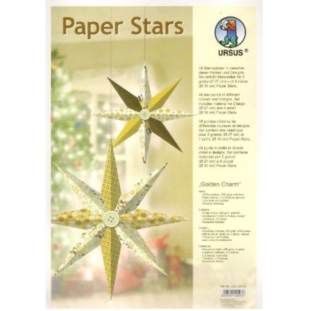 Exlusiv Paper Stars, "Lounge", Set für 6 Sterne