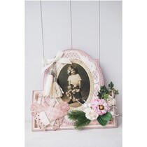 Punzonatura e goffratura modelli intricato cornice decorativa