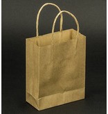 Objekten zum Dekorieren / objects for decorating 5 strong mini craft Naturel paper bags