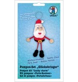 Kinder Bastelsets / Kids Craft Kits Bastelset: Portafortuna Pompon-Set Santa Claus